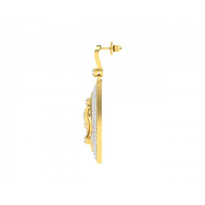 Nomi Diamond Earrings in Gold